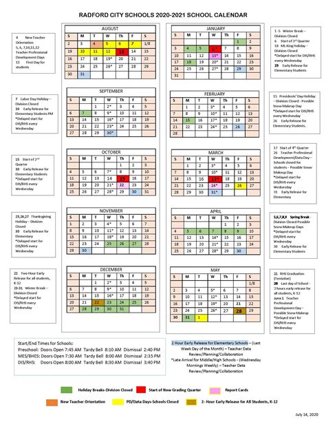 Chabot Academic Calendar